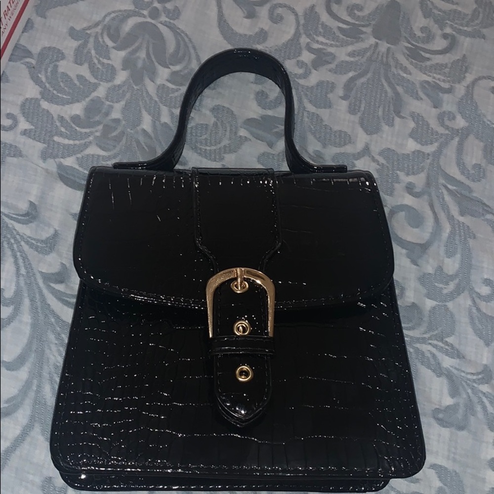 Black handbag